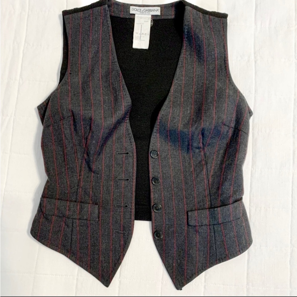 Dolce & Gabanna womens wool Vest vintage